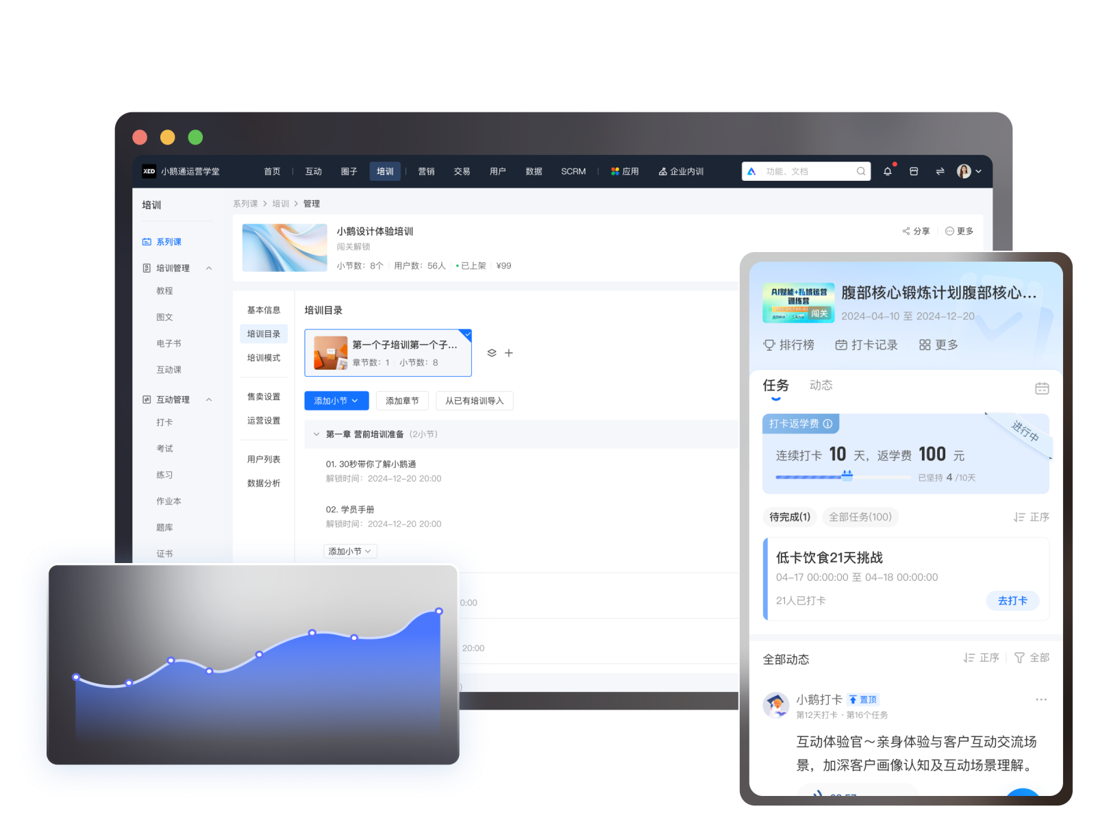小鹅通培训管理后台